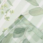 Штора-тюль для кухни Witerra Лист 140х180см, полос. зеленый, пэ100% - фото 24293624