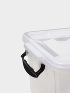 Контейнер для хранения с крышкой, 35 л, 50×31×28 см, на колёсах, прозрачный, ручки МИКС - Фото 2