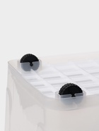 Контейнер для хранения с крышкой, 35 л, 50×31×28 см, на колёсах, прозрачный, ручки МИКС - Фото 4