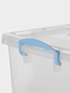 Контейнер для хранения с крышкой, 50 л, на колёсах, 61×39×32 см, прозрачный - Фото 2