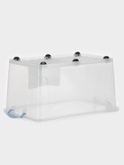 Контейнер для хранения с крышкой, 50 л, на колёсах, 61×39×32 см, прозрачный - Фото 4