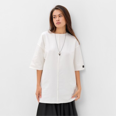 Футболка женская MIST Base, размер S-M, молочный