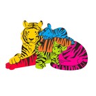 Мозаика Puzzle 2 в 1, из дерева «Тигры и волки» - фото 22982765