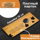 Закладка-лупа «Лучшему Учителю» 3-кратное увеличение 9497822 - фото 12855542