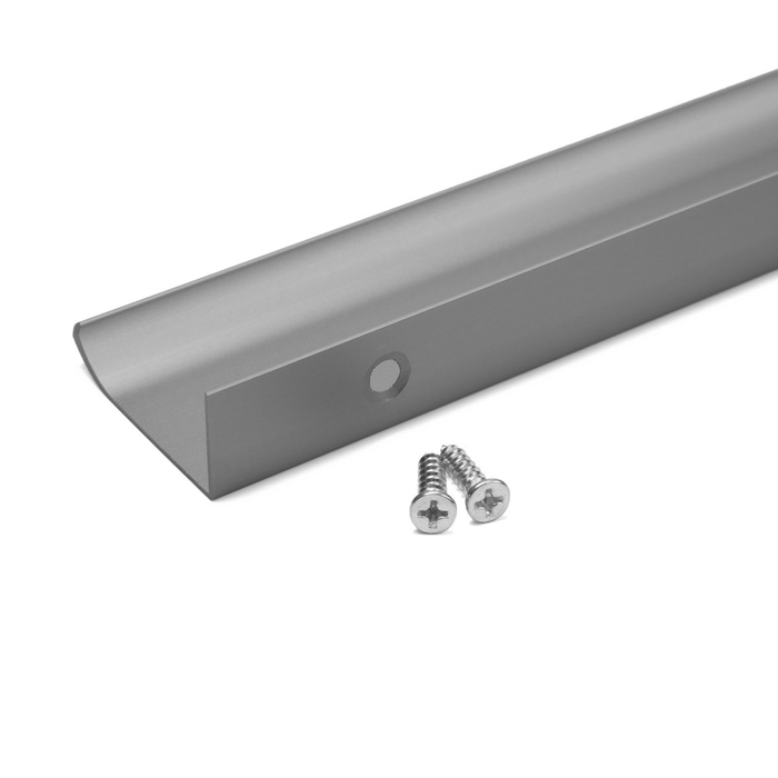 Ручка торцевая CAPPIO RT002, L=250 мм, м/о 192 мм, цвет серый - фото 18575544 Ручка торцевая CAPPIO RT002, L=250 мм, м/о 192 мм, цвет серый - фото 18575544