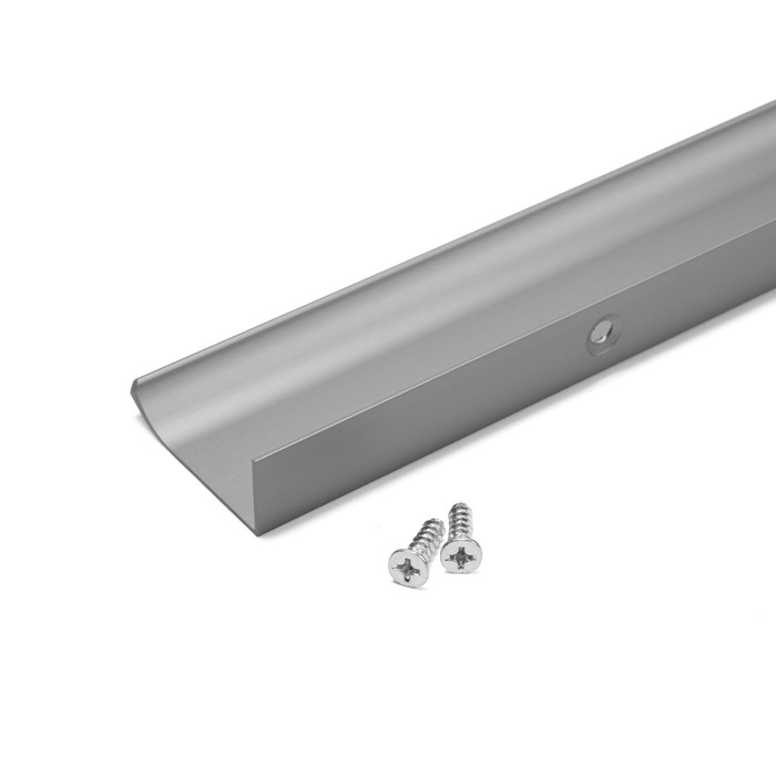 Ручка торцевая CAPPIO RT002, L=400 мм, м/о 256 мм, цвет серый - фото 18575551 Ручка торцевая CAPPIO RT002, L=400 мм, м/о 256 мм, цвет серый - фото 18575551