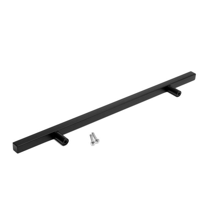 Ручка-рейлинг квадрат CAPPIO, м/о 224, длина 350 мм, цвет черный