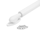 Газовый лифт ТУНДРА GG080WH, 80N, с доводчиком, белый - Фото 10