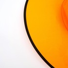 Карнавальная шляпа «Оранжевая», драпированная, с летучей мышью, р. 56 – 58 - Фото 3