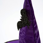 Карнавальная шляпа «Фиолетовая», драпированная, с летучей мышью, р. 56 – 58 - Фото 2