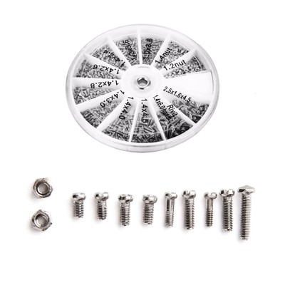Набор винтов для ремонта очков и наручных часов, 120 шт