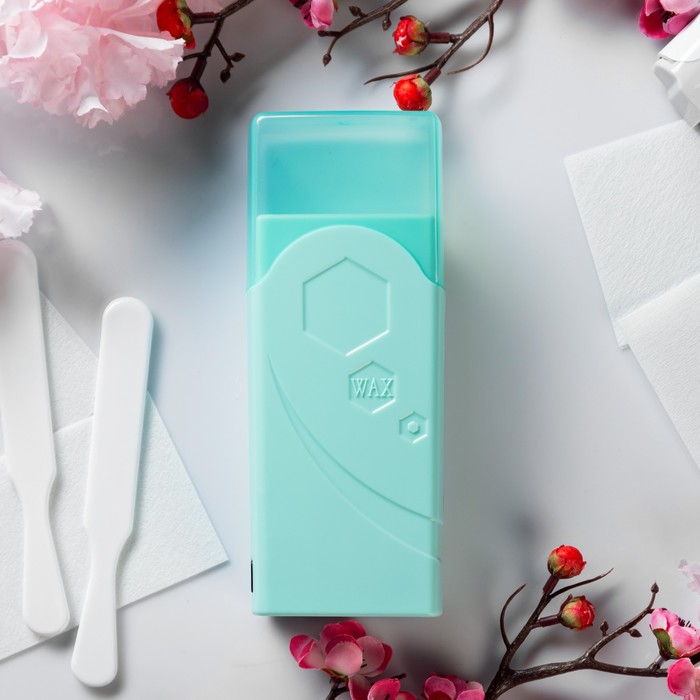 Воскоплав Luazon LVPL-08, кассетный, 1 кассета, 40 Вт, нагрев до 80 °C, 220 В, бирюзовый - Фото 1
