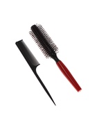 Фен Luazon LF-28, 1600 Вт, 2 скорости, 3 температурных режима, 3 насадки, расчески, черный, - Фото 7