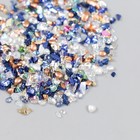 Декор для творчества в баночке "Природный камень со стеклом - Синяя ночь" 20 гр 5х2,2х2,2 см   93693 9369365