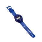 Часы наручные электронные, детские, d-4 см, ремешок l-22 см, темно-синие - Фото 3