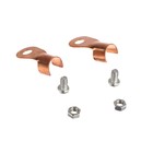 Зажим АКБ, 16 см, 500 А, медный наконечник, набор 2 шт. - Фото 2