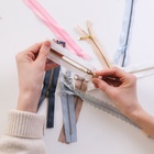 Молния металлическая, №5, неразъёмная, замок автомат, 20 см, цвет белый/золотой, цена за 1 штуку (комплект 10 шт) - фото 26415309