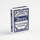Карты игральные бумажные Bwpk, 55 шт, 260 г/м2, синие, 6.3 х 8.8 см - Фото 3