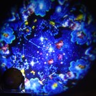 Световой прибор «Космос», 11 см, 6 картриджей, свечение RGB, 5 В - Фото 2