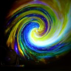 Световой прибор «Космос», 11 см, 6 картриджей, свечение RGB, 5 В - фото 7530752