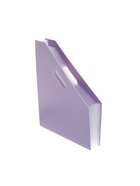 Лоток для бумаг Calligrata, А4, вертикальный, пластиковый, 12 отделений, фиолетовый 9668819 - фото 7488048