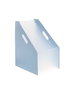 Лоток для бумаг Calligrata, А4, вертикальный, пластиковый, 12 отделений, синий - Фото 4