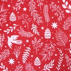 Постельное бельё "Этель" 2 сп Новогодний узор 175х215 см, 200х220 см,70х70 см -2 шт,бязь 125 г/м2 - фото 24598507