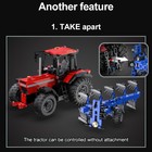 Конструктор техно «Фермерский трактор с косилкой», радиоуправляемый, 1675 деталей - фото 3621449