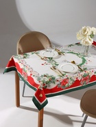 Скатерть новогодняя «Этель. Рождественский венок», 110×150 см, с ВГМО, 100% хлопок, саржа 190 г/м² - Фото 1