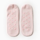 Носки женские укороченные нескользящие, цвет пудра, размер 36-39 - Фото 3