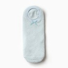 Носки женские укороченные нескользящие, цвет голубой, размер 36-39 - фото 320326636
