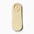 Носки женские укороченные нескользящие, цвет желтый, размер 36-39 - фото 8279828