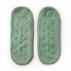 Носки женские укороченные нескользящие, цвет зелёный, размер 36-39 - Фото 3