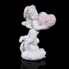 Сувенир полистоун "Ангел с сердцем из роз на подставке" МИКС 7,5х5х10 см - Фото 1