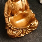 Подставка для мелочей "Будда с лотосом" бронза, 19х17х32 - фото 8153146
