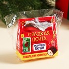 Шоколадные конфеты «Сладкая почта» с предсказанием, 20 г. (комплект 2 шт) - фото 25555422