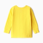 Лонгслив детский, цвет жёлтый, рост 86 см - фото 23657595