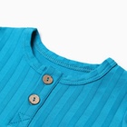 Лонгслив детский, цвет бирюзовый, рост 68 см - фото 23657600