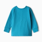 Лонгслив детский, цвет бирюзовый, рост 80 см - фото 23657611