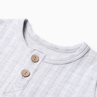 Лонгслив детский, цвет серый, рост 86 см - фото 23657667