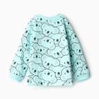 Кофточка детская, цвет ментоловый, рост 80 см - фото 23657767