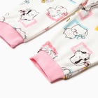 Штанишки детские, цвет белый/котята, рост 74 см 9927011