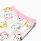 Штанишки детские, цвет белый/котята, рост 86 см - фото 23657852