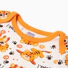 Боди детский, цвет белый/тигрята, рост 86 см 9927049