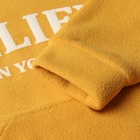 Толстовка для девочек, цвет жёлтый, рост 110 см - фото 23858064