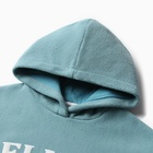 Толстовка для девочек, цвет ментоловый, рост 110 см - фото 23858081