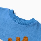 Комплект для детей (свитшот, брюки), цвет синий, рост 110 см - фото 23946760