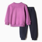 Комплект для детей (свитшот, брюки), цвет фиолетовый, рост 92 см - Фото 10