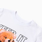 Футболка для мальчика, цвет белый, рост 110 см - фото 27345197