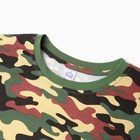 Футболка детская , цвет тёмно- зеленый, рост 128 см - Фото 2